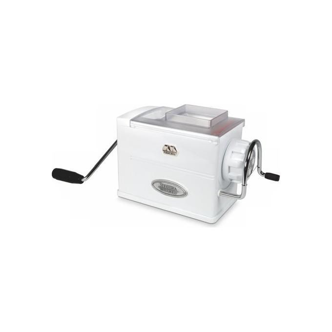 Marcato RE-REGINA Regina Macchina Manuale Pasta Estrusa 5 Trafile Bucatini Fusilli Maccheroni Rigatoni colore Bianco