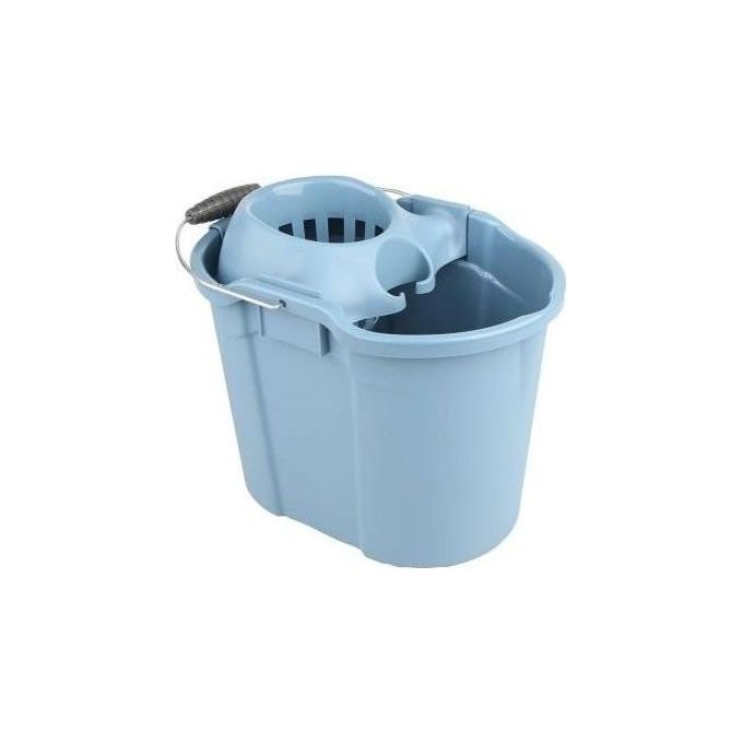 Tontarelli Aurora Secchio Strizza Mop 16 L con Strizzatore colore Blu Ardesia