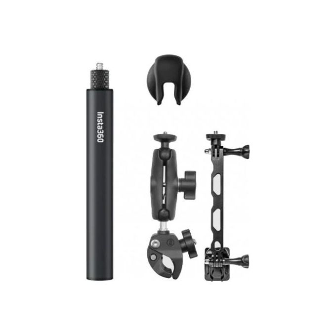 Insta360 DINMBBD-A Motorcycle Bundle Kit Supporto Moto per ONE X2 ONE R GO 2 ONE X Manubrio Casco Parafango colore Nero