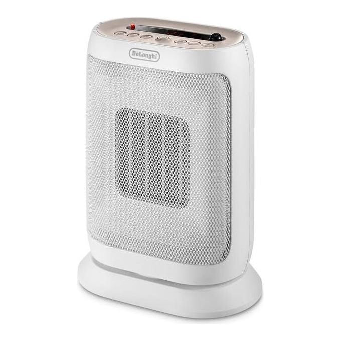 De'Longhi HFXR40T20WB Capsule YouandMe Termoventilatore Ceramico 2000W Oscillante Timer 24h Telecomando colore Bianco