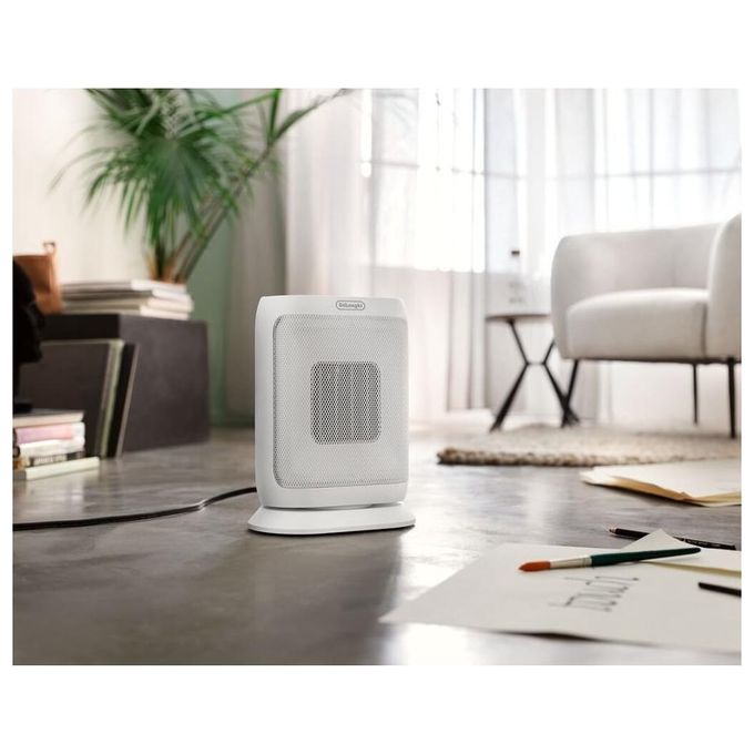 De'Longhi HFXR40T20WB Capsule YouandMe Termoventilatore Ceramico 2000W Oscillante Timer 24h Telecomando colore Bianco