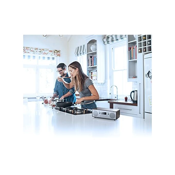 Panasonic Digital-Radio DAB+ BT Aux-In Marrone