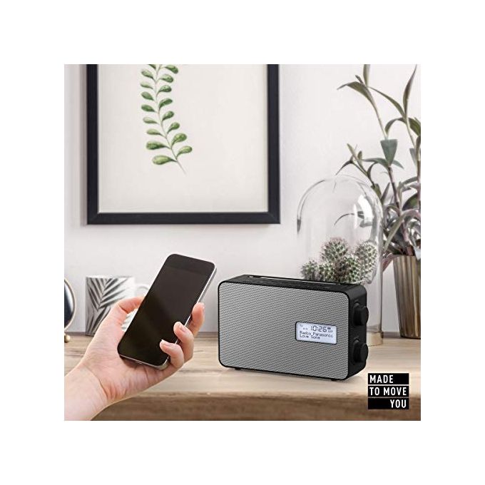Panasonic RF-D30BTEG-K Radio Digitale DAB+ e Musica Wireless Bluetooth Nero