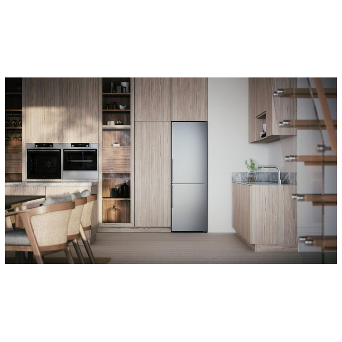 Asko RFN23841S Frigorifero Combinato No Frost 326 L Classe C Inox 60 cm ConvertZone colore Acciaio inox