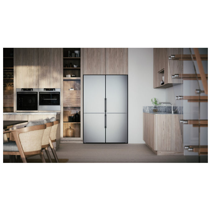 Asko RFN23841S Frigorifero Combinato No Frost 326 L Classe C Inox 60 cm ConvertZone colore Acciaio inox