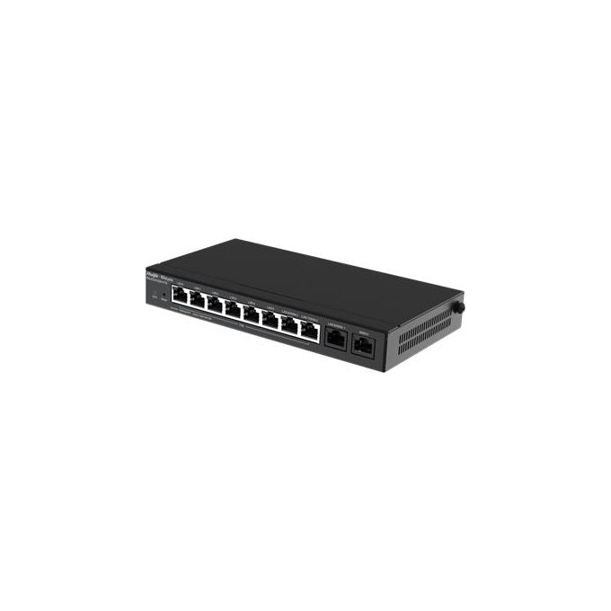 Ruijie RG-EG310GH-P-E Reyee Router Cloud Gestito 10 Porte PoE Velocita' 1,5 Gbps colore Nero