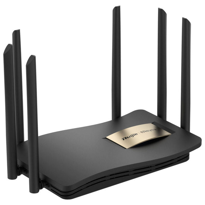 RUIJIE RG-EW1200G PRO Reyee Router Dual Band 1300 Mbps con 4 Porte Ethernet Gigabit colore Bianco