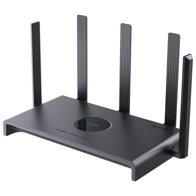 Ruijie Networks RG-EW3000GX PRO Router Wi-Fi 6 AX3000 Dual Band 2.4 5 GHz Gigabit Mesh Gaming colore Nero