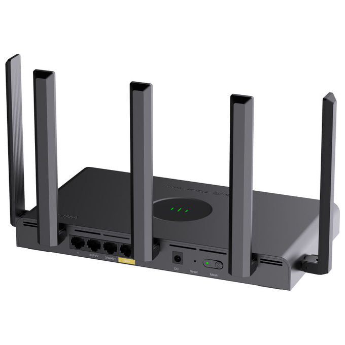 Ruijie Networks RG-EW3000GX PRO Router Wi-Fi 6 AX3000 Dual Band 2.4 5 GHz Gigabit Mesh Gaming colore Nero