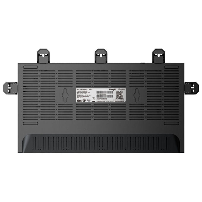 Ruijie Networks RG-EW3000GX PRO Router Wi-Fi 6 AX3000 Dual Band 2.4 5 GHz Gigabit Mesh Gaming colore Nero