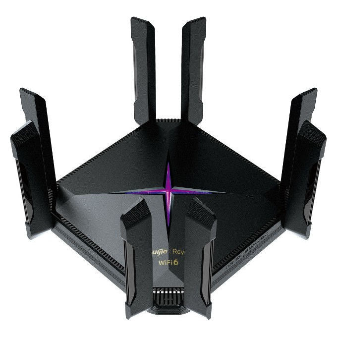 Ruijie RG-EW6000GX Router da tavolo Wi-Fi 6 Dual Band 6000Mbps 4 Porte LAN 2.5GE colore Nero