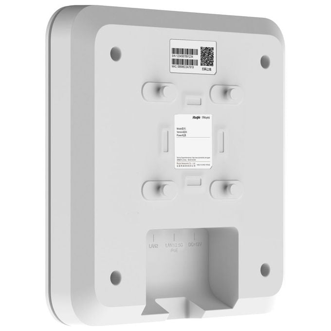Ruijie RG-RAP2260 Punto di accesso 5 GHz 2,4 GHz RJ45 PoE 12 V colore Bianco