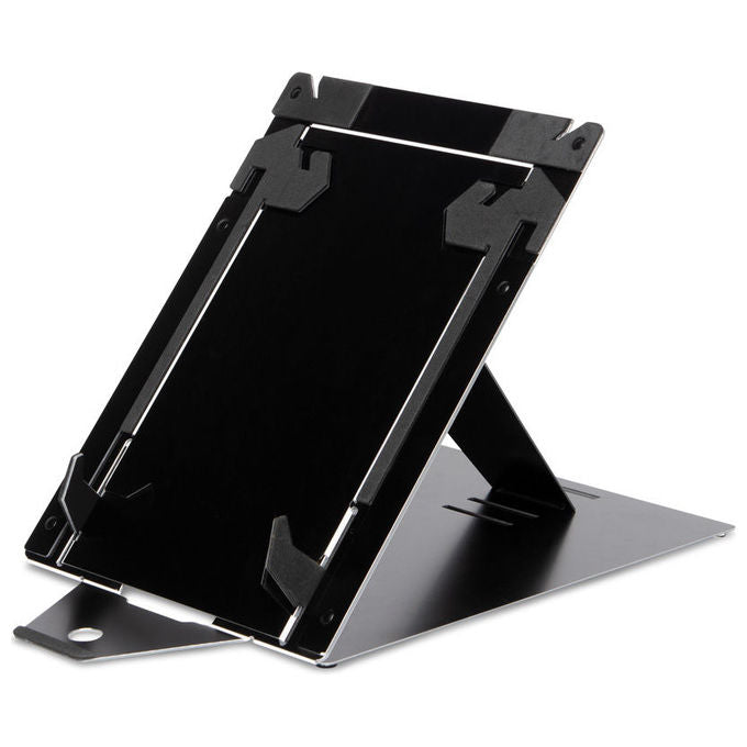 R-Go Tools RGORIDUOBL Supporto Tablet e Portatile Regolabile Nero