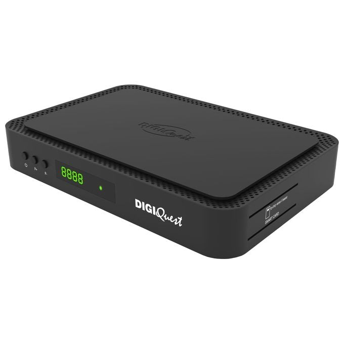 Digiquest RICD1251 Q99 Decoder Combo Tivu'sat 4K DVB-S2 DVB-T2 HEVC Main 10 HbbTV Doppio Tuner PVR Smartcard inclusa