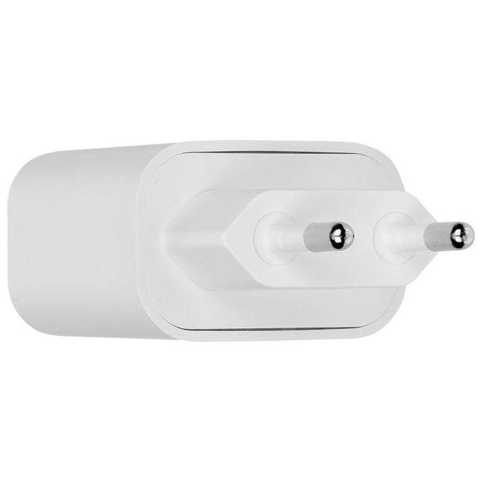 Rivacase PS4101 W00 Caricatore da muro USB-C 20W Power Delivery 3.0 QC 3.0 spina EU colore Bianco
