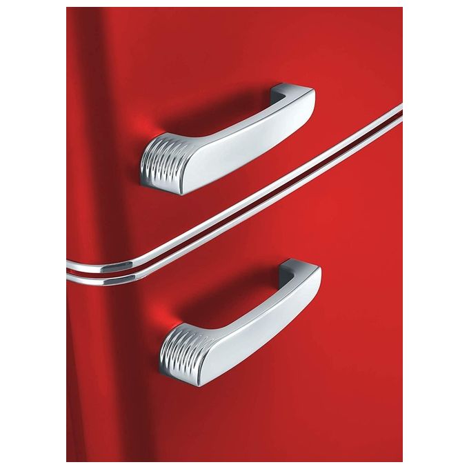 Severin RKG8930 Frigorifero Doppia Porta Retro 206 L 144 cm Classe E 39 dB Libera Installazione colore Rosso