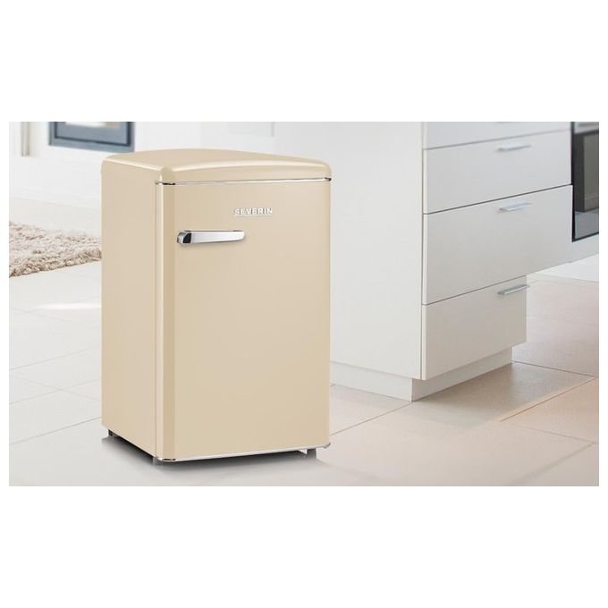 Severin RKS8833 Frigorifero Monoporta Retro' 108 L 89 cm Classe D 37 dB Congelatore 13 L colore Crema
