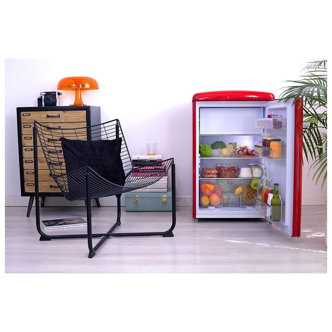 Severin RKS8833 Frigorifero Monoporta Retro' 108 L 89 cm Classe D 37 dB Congelatore 13 L colore Crema