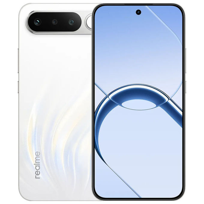 Realme RMX5171-W 16 Smartphone 5G 8GB 256GB Display AMOLED 6.57'' 120Hz Batteria 6500mAh Fotocamera 50MP IP69K Ricarica 45W colore Bianco