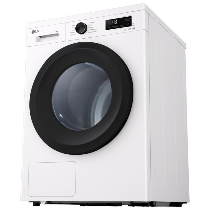 LG RNX1009NWK Serie X1 Asciugatrice Pompa di Calore 9 Kg Classe C Condensatore Autopulente Wi-Fi Sensore Umidita' (85x60x66 cm) colore Bianco
