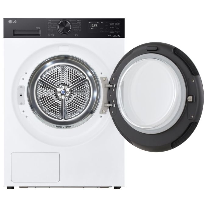 LG RNX5009TKB Serie X5 Asciugatrice Carica frontale 9 Kg Classe B Dual Inverter Pompa di Calore (60x60x85 cm) colore Bianco
