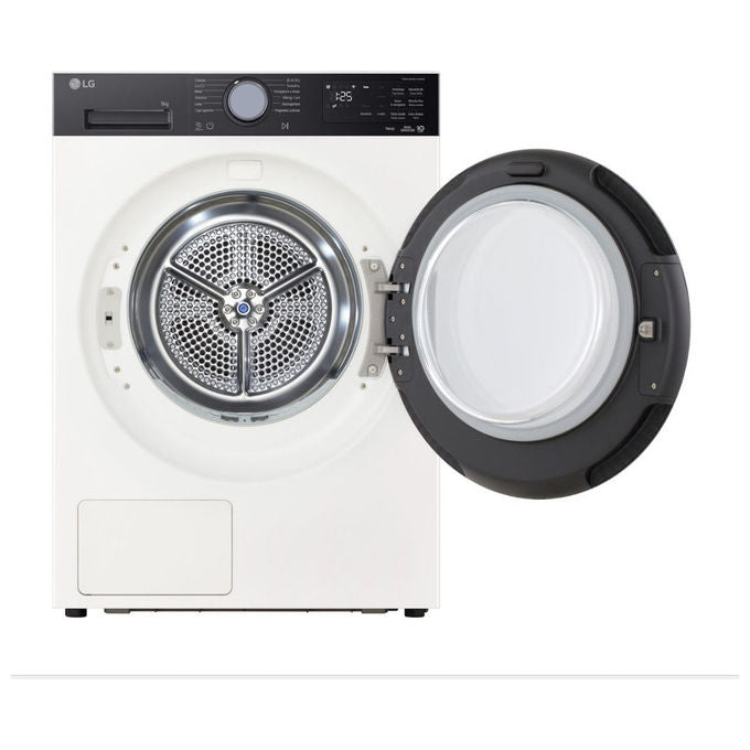 LG RNX5010TWBC Serie X5 Asciugatrice Pompa di calore 10 Kg Classe C Turbo Dry AI Dry Allergy Care (60x60x85 cm) colore Silver