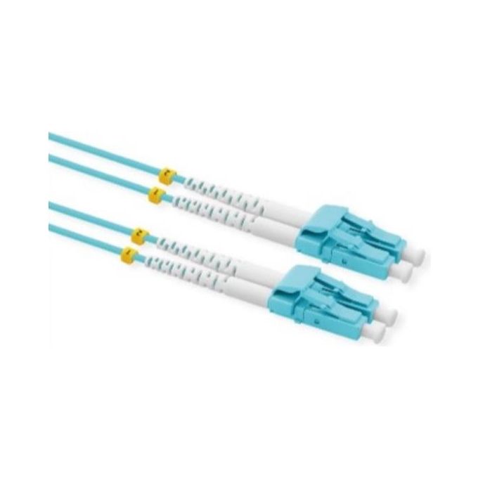 Nilox RO21.99.8825 TECH Cavo Fibra Ottica Multi Mode 50-125µM 10 mt LC-LC UPC Polish colore Turchese