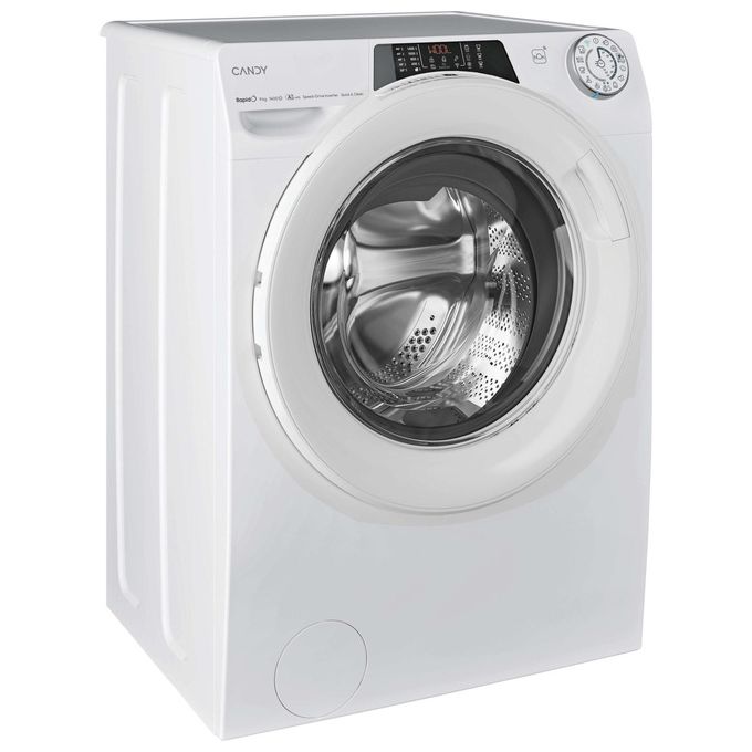 Candy RO494DWM12-1-S Lavatrice 9 Kg 1400 Giri Classe A hOn Wi-Fi Libera Installazione Bianco