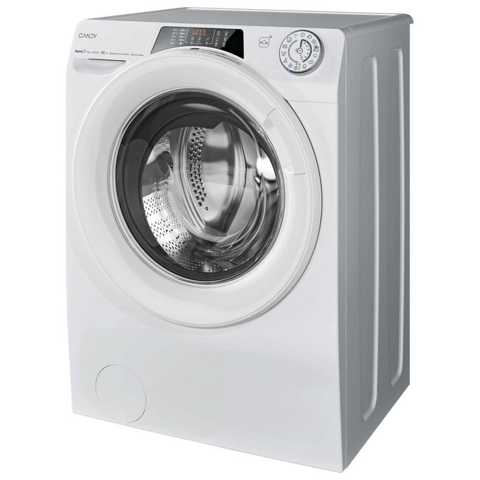 Candy RO494DWM12-1-S Lavatrice 9 Kg 1400 Giri Classe A hOn Wi-Fi Libera Installazione Bianco