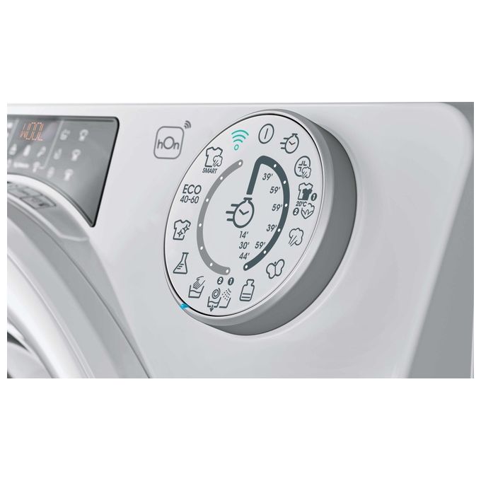 Candy RO494DWM12-1-S Lavatrice 9 Kg 1400 Giri Classe A hOn Wi-Fi Libera Installazione Bianco