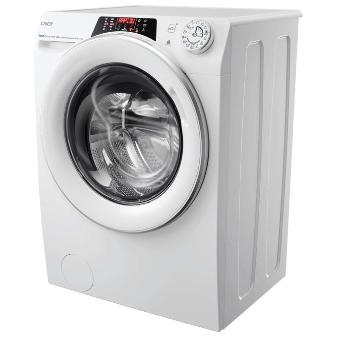 Candy ROW4956DWMS9-S RapidO Lavasciuga 9-5 Kg 1400 rpm Classe C Inverter Wi-Fi Vapore (85x60x53 cm) colore Bianco