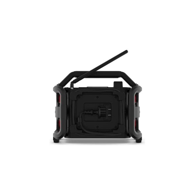 Perfectpro RP2 Rockpro Radio per Cantiere Digitale con Sintonizzatore DAB+ FM Potenza 30 W Batteria 4000 mAh Fino a 12 h IP65 colore Nero Rosso