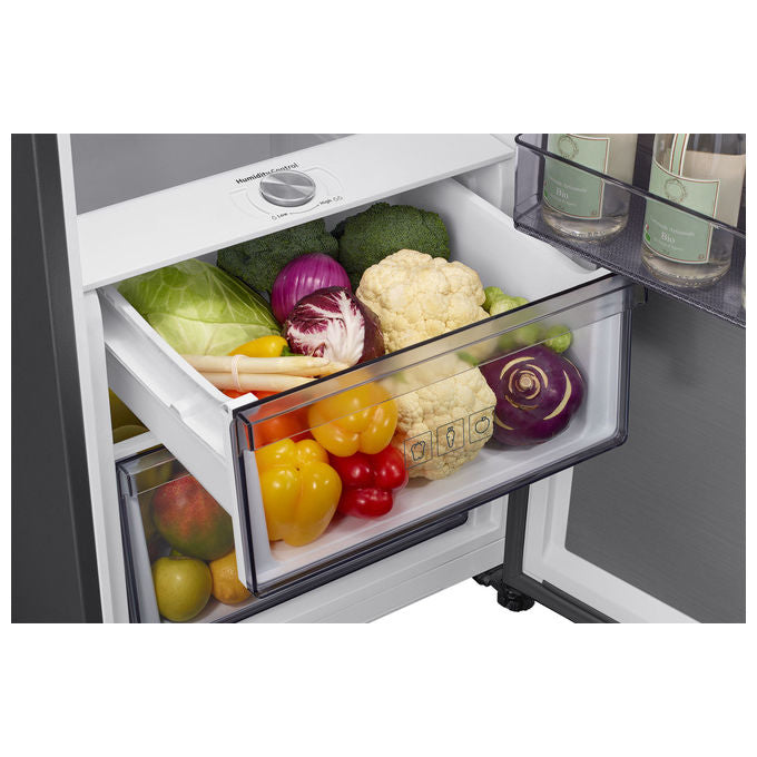 Samsung RR70H39CCTEF Frigorifero Monoporta SpaceMax 387 L 185 cm Classe C 35 dB Total No Frost Wi-Fi colore Metal Inox
