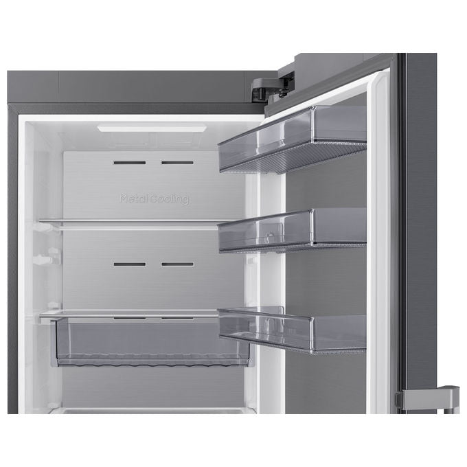 Samsung RR70H39CCTEF Frigorifero Monoporta SpaceMax 387 L 185 cm Classe C 35 dB Total No Frost Wi-Fi colore Metal Inox