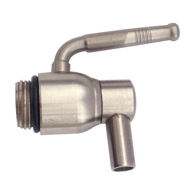 Rubinetto Salvagoccia 1-2'' Inox Fis Fusto Alimenti