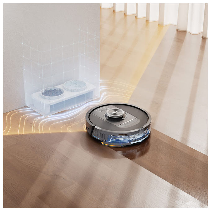 Shark RV2800YEEU Robot aspirapolvere LiDAR 0,3 L autonomia 110 min colore Nero Argento