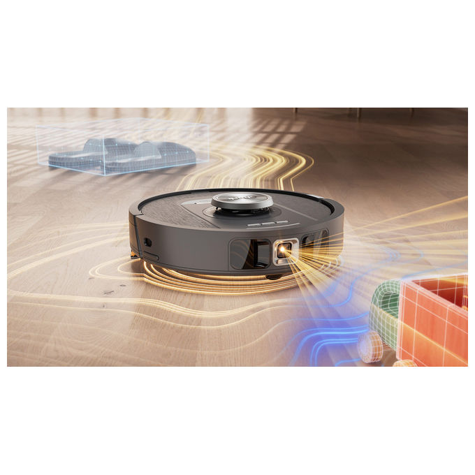 Shark RV2800YEEU Robot aspirapolvere LiDAR 0,3 L autonomia 110 min colore Nero Argento