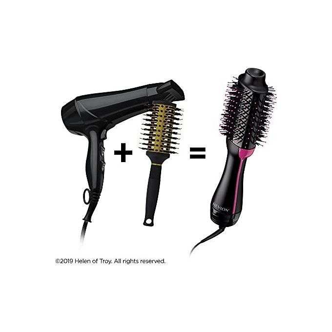 Revlon RVDR5222E One-Step Asciugacapelli Volumizzante 1100W Ionico Ceramica 2 velocita' 3 temperature colore Nero Rosa