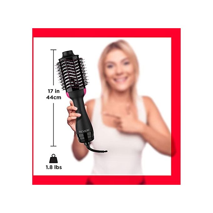 Revlon RVDR5222E One-Step Asciugacapelli Volumizzante 1100W Ionico Ceramica 2 velocita' 3 temperature colore Nero Rosa