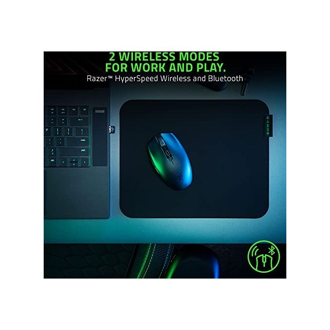 Razer RZ01-03730100-R3G1 Orochi V2 Mouse Gaming Wireless Ottico 18000 DPI 6 Pulsanti Programmabili Peso 60 g colore Nero