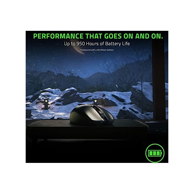 Razer RZ01-03730100-R3G1 Orochi V2 Mouse Gaming Wireless Ottico 18000 DPI 6 Pulsanti Programmabili Peso 60 g colore Nero