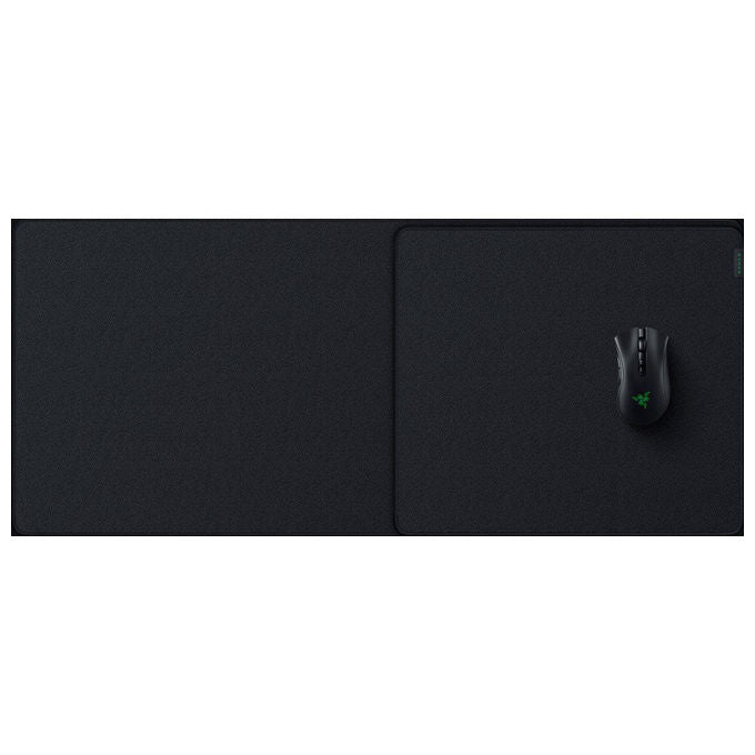 Razer RZ02-03810100-R3M1 Strider Tappetino per mouse ibrido base morbida e scorrevolezza 3 mm bordi cuciti anti-sfregamento resistente all'acqua colore Nero