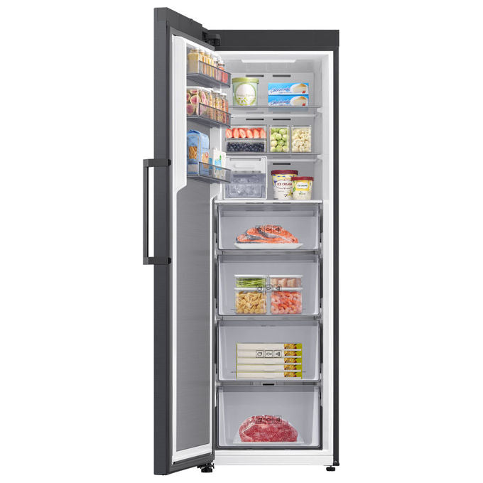 Samsung RZ70H32HDFEF Congelatore Verticale 323 L 185 cm Classe D No Frost 14.8 Kg-24H colore Nero