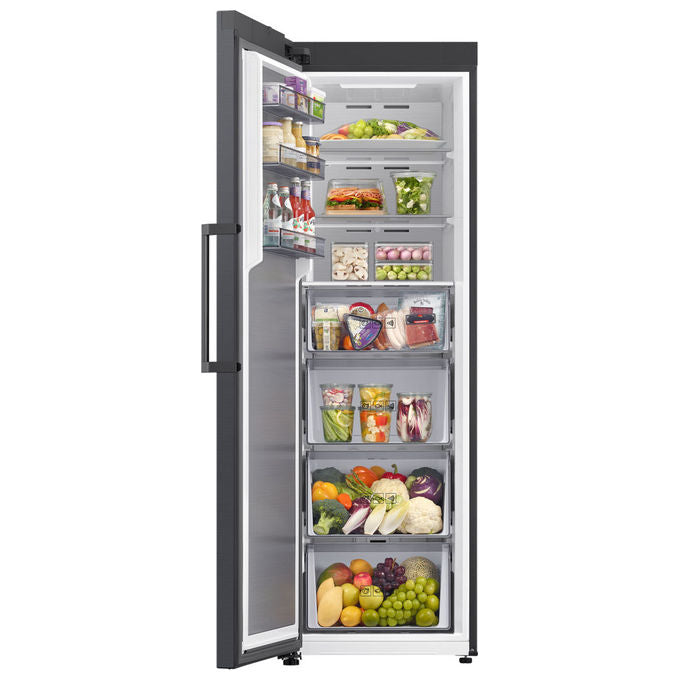 Samsung RZ70H32HDFEF Congelatore Verticale 323 L 185 cm Classe D No Frost 14.8 Kg-24H colore Nero