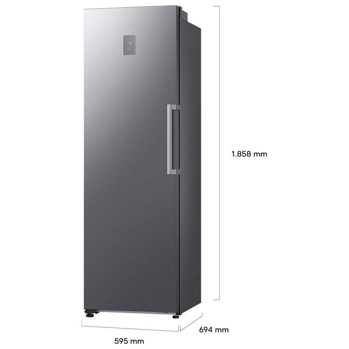 Samsung RZ70H32HDTEF RZ75 Congelatore Verticale 323 L 185.8 cm Classe D 36 dB No Frost+ colore Inox