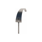UNIVERS DU PRO BELLANAPOLI Tisonnier per Forno a Legna in Acciaio Inox 22 cm Manico 150 cm colore Inox
