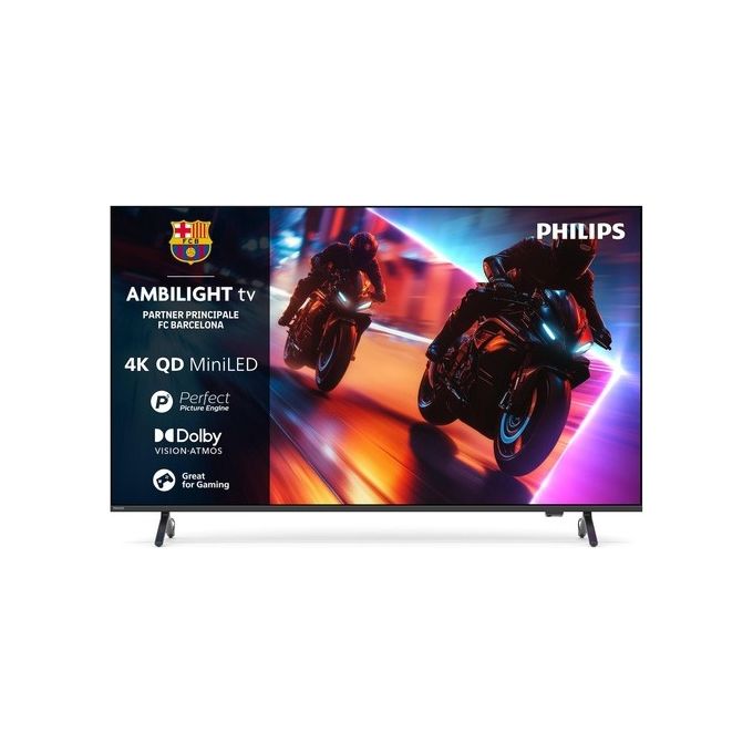 Philips 55MLED920-12 Ambilight TV QD Mini LED 55'' 4K Ultra HD Smart TV Titan OS Dolby Vision Dolby Atmos colore Nero