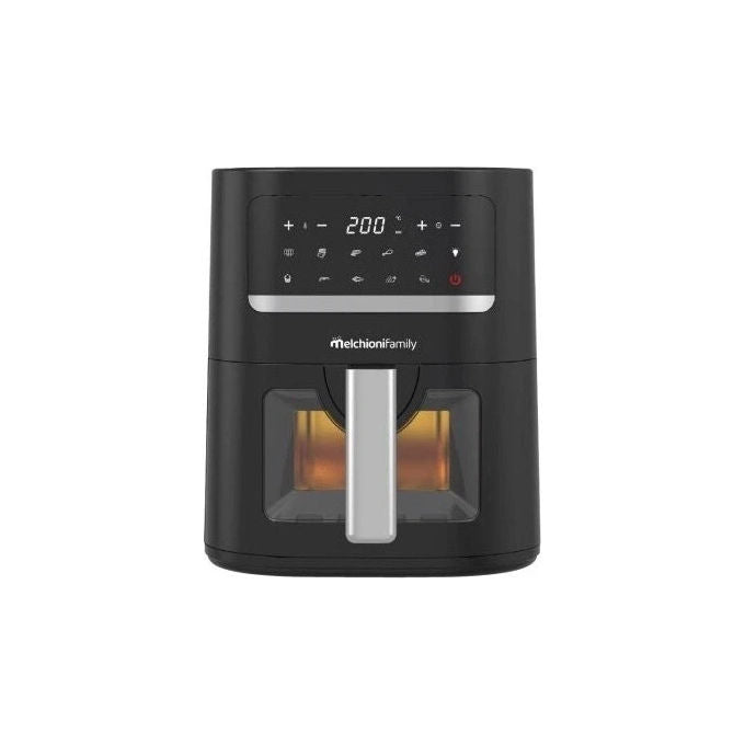 Melchioni 150075 Friggitrice ad aria 5,2 L 1600 W Timer regolabile colore Nero