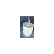 Gedy 13230 Set Ricambio Scopino WC Manico Ciuffo e Disco Resina Termoplastica e Setola Sintetica colore Bianco