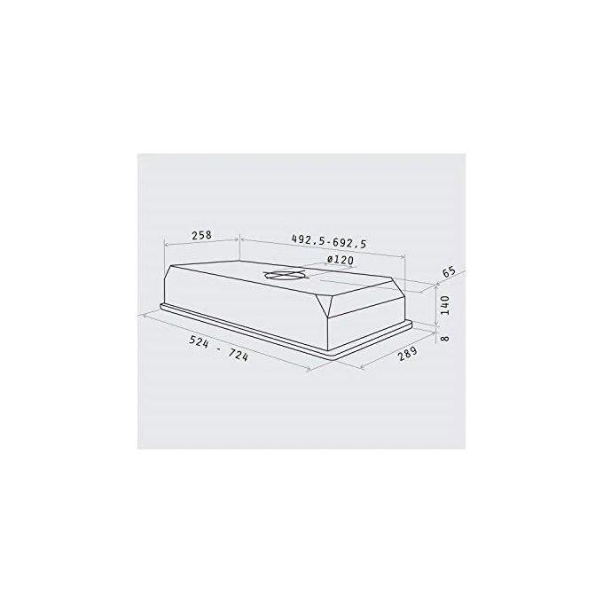 Elica BI60 3 REMOTE MOTOR Cappa da cucina